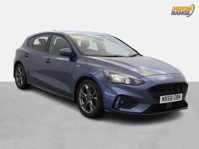 Used Ford Focus ST-Line 120 HP (88 kW) 2018 Blue Hatchback