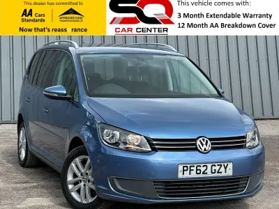 Used VW Touran SE 105 HP (77 kW) 2013 Blue MPV