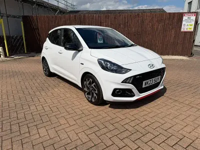 Usado Hyundai i10 N Line 100 CV (73 kW) 2023 Blanco Utilitario