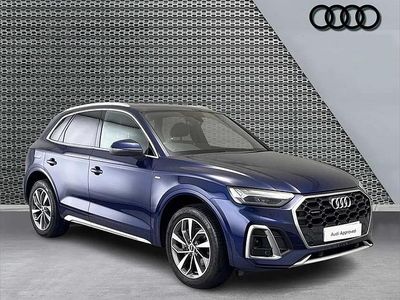 Used Audi Q5 S-Line 261 HP (191 kW) 2021 Blue SUV