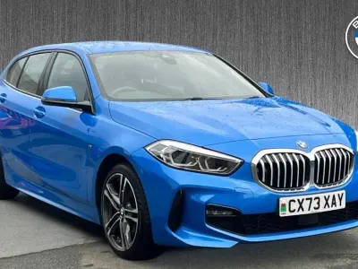 Used BMW 118 M Sport 134 HP (98 kW) 2023 Blue Hatchback