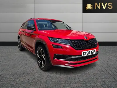 Used Skoda Kodiaq vRS 150 HP (110 kW) 2018 Red SUV