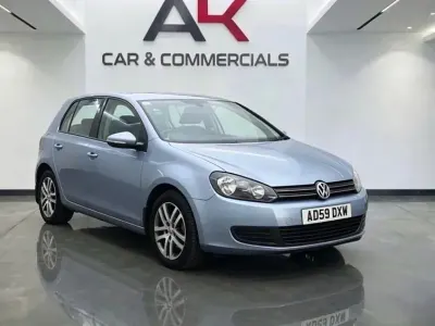 Used VW Golf VI SE 122 HP (89 kW) 2009 Blue Hatchback