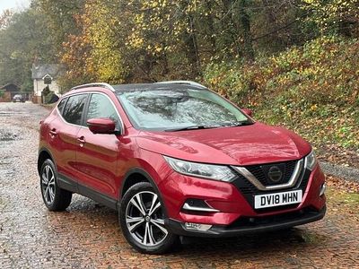 Red Used 2018 Nissan Qashqai N-Connecta SUV | £11,250 (Fair price)