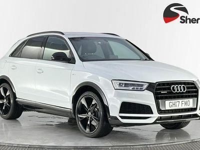 Used Audi Q3 Black Edition 180 HP (132 kW) 2017 White SUV