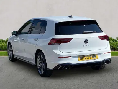 Used VW Golf VIII R-line 130 HP (95 kW) 2023 White Hatchback