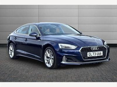 Used Audi A5 Sportback Sport 150 HP (110 kW) 2023 Blue Hatchback