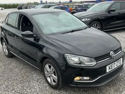 Used VW Polo Edition 90 HP (66 kW) 2017 Black Hatchback