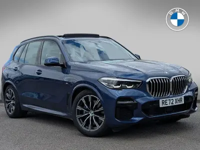 Used BMW X5 M Sport 282 HP (207 kW) 2022 Blue SUV