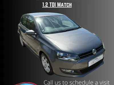 Used VW Polo Match 75 HP (55 kW) 2013 Grey Hatchback