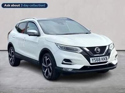 Used Nissan Qashqai Tekna+ 140 HP (102 kW) 2018 White SUV