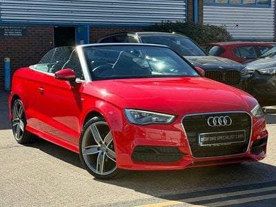 Usado Audi A3 Cabriolet S-Line 150 CV (110 kW) 2015 Rojo Descapotable