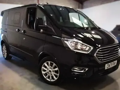 Used Ford Tourneo Custom Titanium 130 HP (95 kW) 2021 Black Van