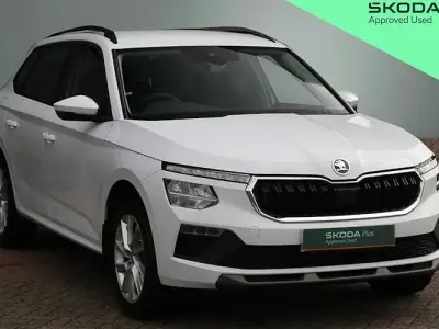 Used Skoda Kamiq SE 95 HP (69 kW) 2025 Moon white metallic SUV