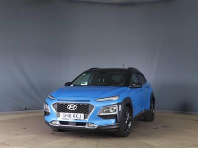 Used Hyundai Kona Premium 177 HP (130 kW) 2018 Blue SUV