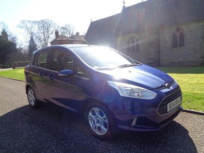 Used Ford B-MAX Zetec 90 HP (66 kW) 2014 Blue MPV