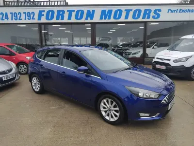 Used Ford Focus Titanium 2016 Blue Hatchback