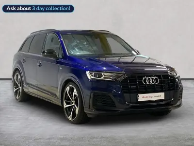 Used Audi Q7 Black Edition 340 HP (250 kW) 2022 Blue SUV