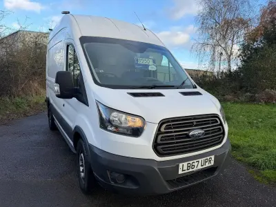 Used Ford Transit 130 HP (95 kW) 2018 White Van