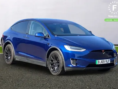 Used Tesla Model X Standard Range 311 kW (423 HP) 2019 Blue SUV