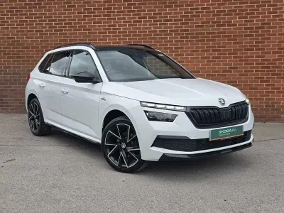 Gebraucht Skoda Kamiq Monte Carlo 110 PS (80 kW) 2023 Weiß SUV