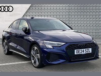 Used Audi A3 Black Edition 147 HP (108 kW) 2024 Blue Sedan