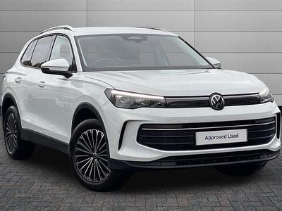 Pure white Used 2024 VW Tiguan Match SUV | £28,495 (Expensive)