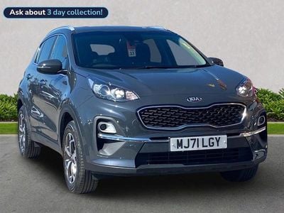Usado Kia Sportage 130 HP (95 kW) 2021 Cinzento SUV