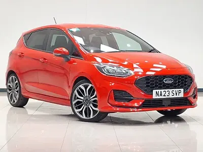Used Ford Fiesta ST-Line X 125 HP (91 kW) 2023 Red Hatchback