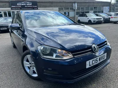 Used VW Golf VII Match 2015 Blue Hatchback