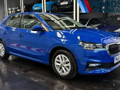 Used Skoda Fabia Comfort 80 HP (58 kW) 2024 Blue Hatchback