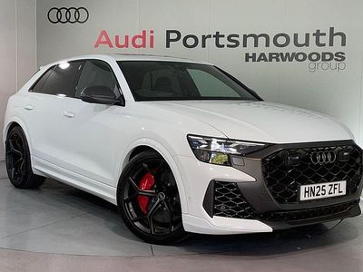 White Used 2025 Audi RS Q8 Black Edition SUV | £117,990