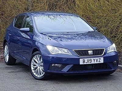 Used Seat Leon SE Dynamic 115 HP (84 kW) 2019 Blue Hatchback
