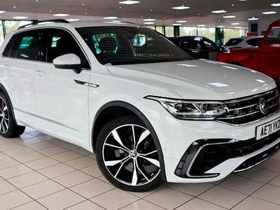 White Used 2021 VW Tiguan R-line SUV | £25,489 (Fair price)