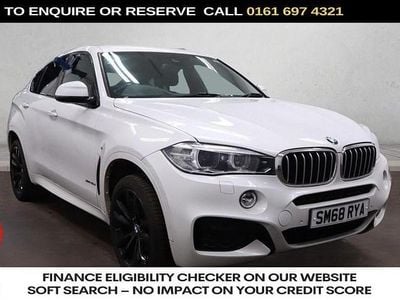 White Used 2018 BMW X6 M Sport SUV | £21,970 (Good price)