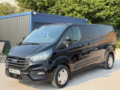 Used Ford Transit Custom Trend 130 HP (95 kW) 2023 Black Van