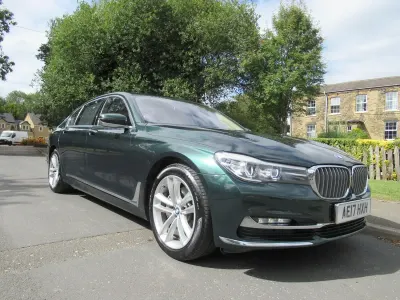 Used BMW 740L Exclusive 321 HP (236 kW) 2017 Green Sedan