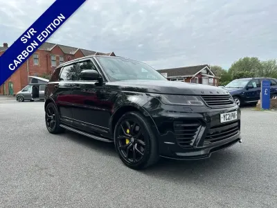 Używany Land Rover Range Rover Sport SVR 575 KM (422 kW) 2021 Czarny SUV