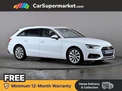 White Used 2023 Audi A4 Advanced Estate | £21,397 (Fair price)