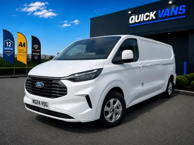 Used Ford Transit Custom Limited 136 HP (100 kW) 2024 White Van