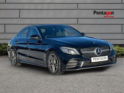 Black Used 2019 Mercedes C200 AMG Line Premium Sedan | £16,249 (Fair price)