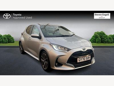 Used Toyota Yaris Hybrid 116 HP (85 kW) 2020 Silver Hatchback