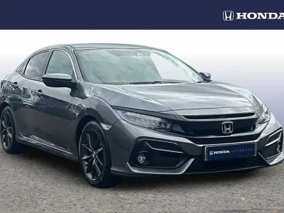 Used Honda Civic SR 126 HP (92 kW) 2021 Polished metal metallic