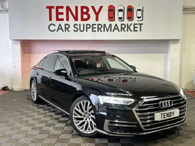 Usado Audi A8 Advanced 286 CV (210 kW) 2018 Negro Berlina