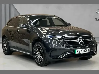 Used Mercedes EQC400 AMG line 300 kW (408 HP) 2023 Metallic paint graphite grey SUV