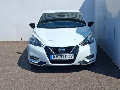 Used Nissan Micra N-TEC 99 HP (72 kW) 2020 White Hatchback