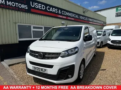 Used Vauxhall Vivaro Sportive 2020 White MPV