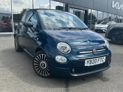 Used Fiat 500 Launch Edition 69 HP (50 kW) 2020 Blue Hatchback