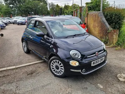 Used Fiat 500 Lounge 2015 Black Hatchback