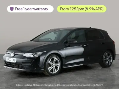 Used VW Golf VIII R-line 150 HP (110 kW) 2022 Black Hatchback